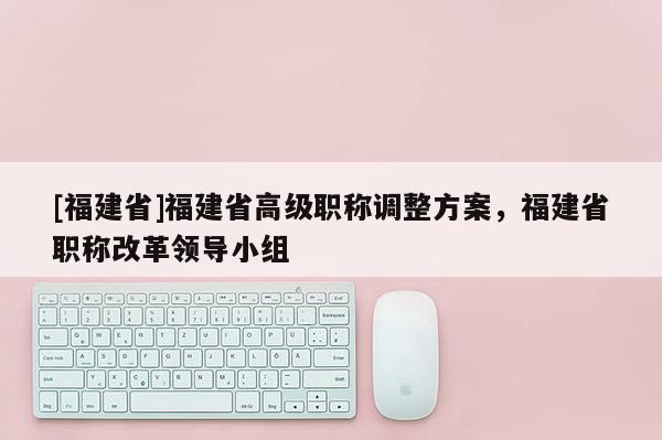 [福建省]福建省高級職稱調(diào)整方案，福建省職稱改革領(lǐng)導(dǎo)小組