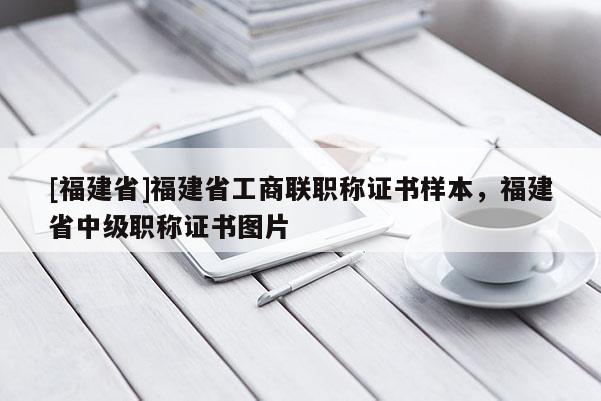 [福建省]福建省工商聯(lián)職稱證書樣本，福建省中級職稱證書圖片